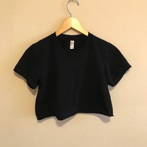 American Apparel Cropped Jersey Tee